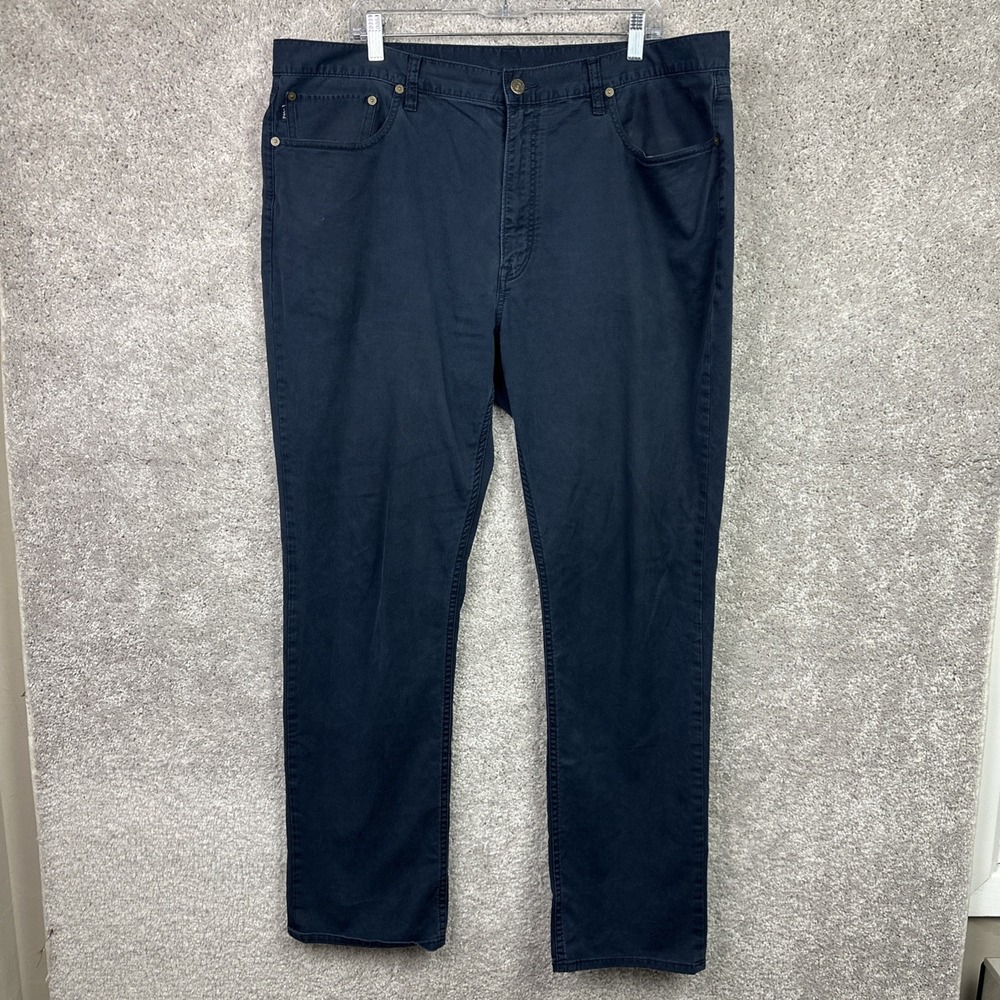 Polo Ralph Lauren Pants Mens Size 40x32 Navy Blue‎ Cotton Straight Leg